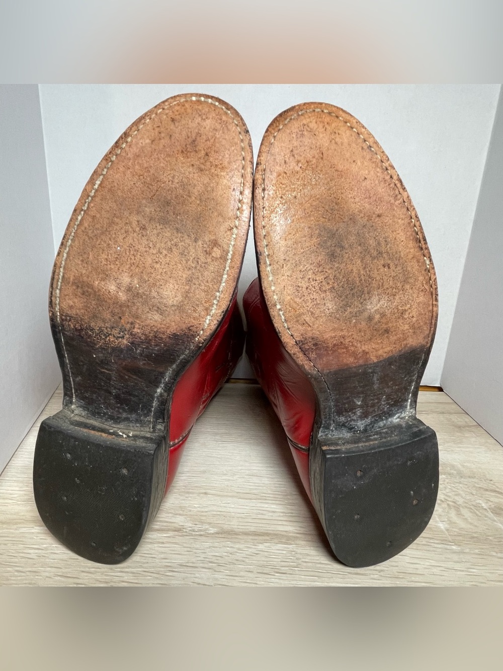 Vintage Red Leather Cowboy Boots - Roper Western Cowboy Ranch *read BELOW - Picture 13 of 16
